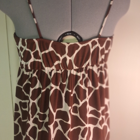 Star Vixon Animal Print Spegetti Strap Maxi Dress Size Small - Picture 5 of 6